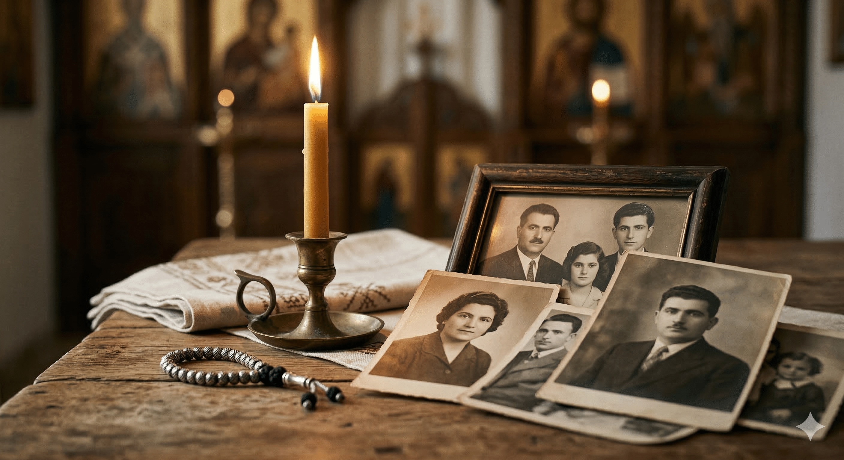 τραπεζι με κολλυβα